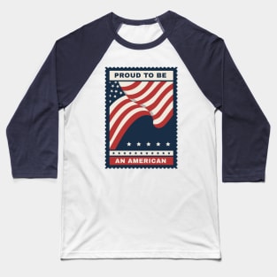 Proud to be an American (USA) Baseball T-Shirt